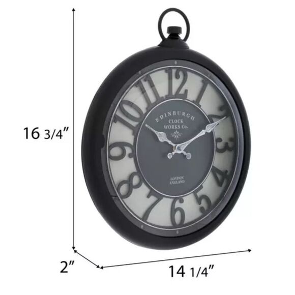 🕰️🕰️Black Edinburgh Wall Clock - Picture 2 of 4